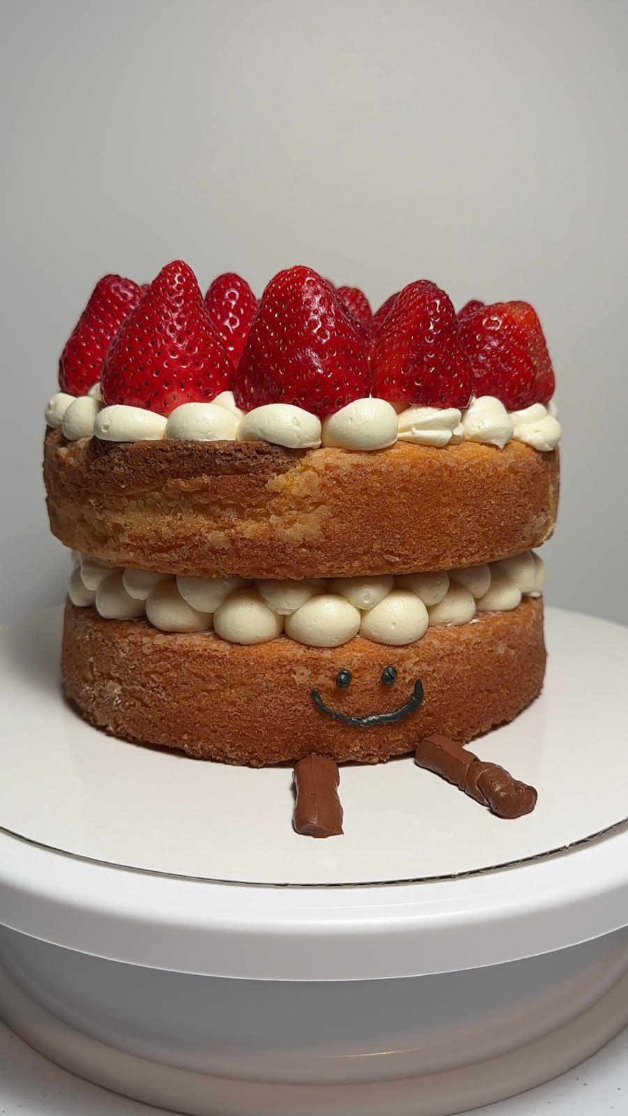 Smiley face cake